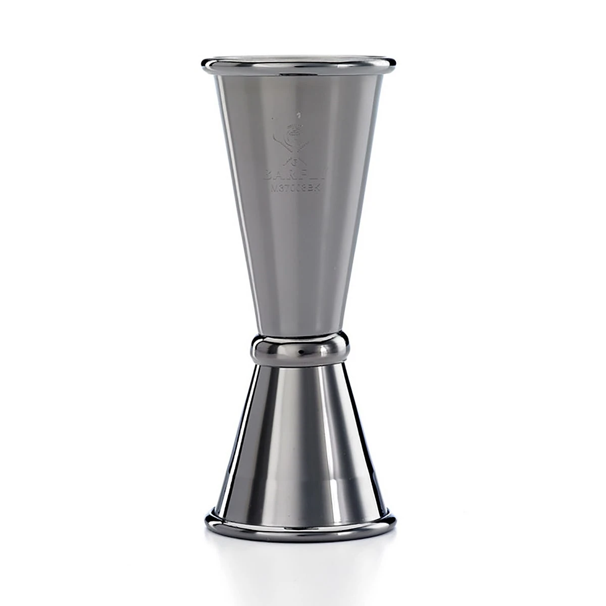 Mercer Culinary M37003BK Gunmetal 1 Oz. /1.5 Oz. Japanese Jigger 1 Mercer Culinary M37003BK Gunmetal 1 Oz. /1.5 Oz. Japanese Jigger