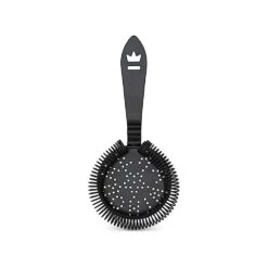 Cocktail Kingdom STR-ANTQ-MB Matte Black Antique Hawthorne Strainer