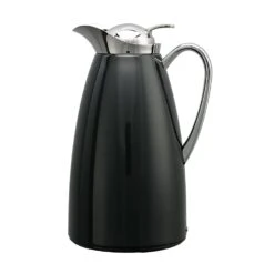 Service Ideas CJZ1BLK Black S/S Classy 34 Ounce Carafe