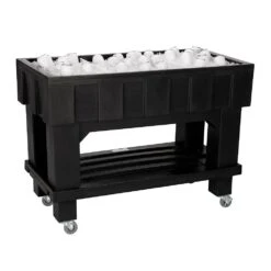 Iowa Rotocast 3151231 Black Texas Icer Portable Beverage Cooler