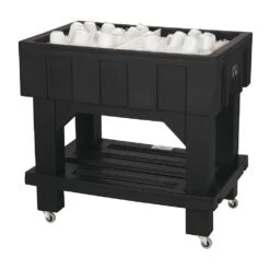 Iowa Rotocast 3151250 Black Texas Icer Jr Portable Beverage Cooler