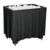 Iowa Rotocast 3501345 Black Frost Box Portable Beverage Cooler -CARLISLE Shop 6105696