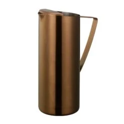 Service Ideas X7025BSRG Metal Rose Gold Slim 1.9L Pitcher