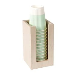 Cal-Mil 298-71 Blonde 4.5" Napkin/Cup/Lid Organizer