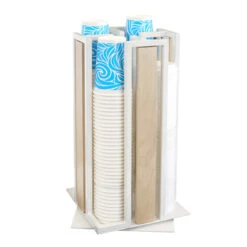 Cal-Mil 3904-71 Blonde Revolving Cup Organizer