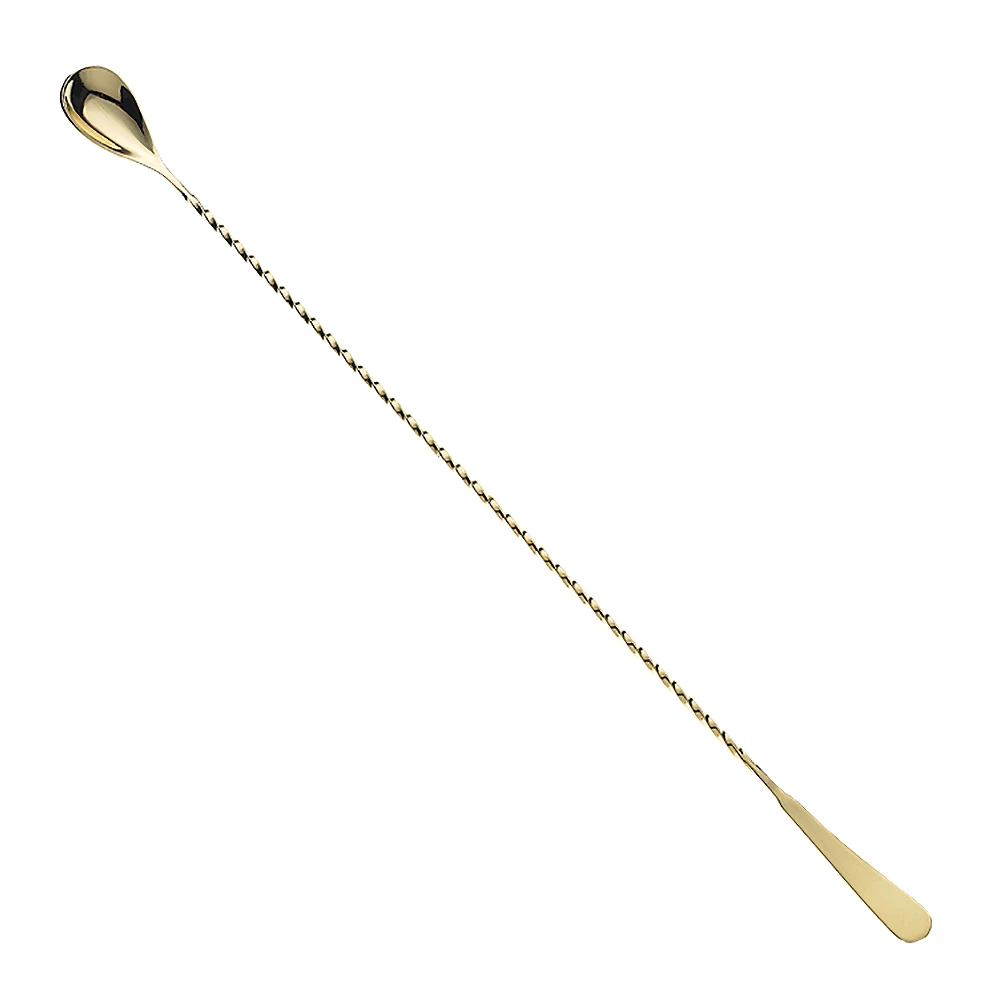 Mercer Culinary M37011GD Gold 17" Japanese Style Bar Spoon 1 Mercer Culinary M37011GD Gold 17" Japanese Style Bar Spoon