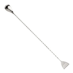 Mercer Culinary M37072 Barfly 15.75" Bar Spoon With Strainer End