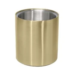 FOH RIB044GOS21-BTM Matte Brass 5-3/4 X 6"H Wine Chiller - 4 / CS