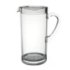 Steelite 7100DR045 Clear Polycrystal 58.75 Oz Pitcher W/ Lid - 6 / CS