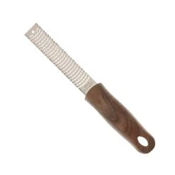 Mercer Culinary M37178 S/S / Walnut Wood 10" Bar Zester W/ Cover