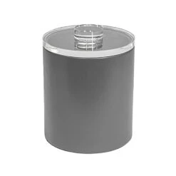 FOH RIB064GYL21 New York Smoke 2 Quart Ice Bucket With Lid - 4 / CS